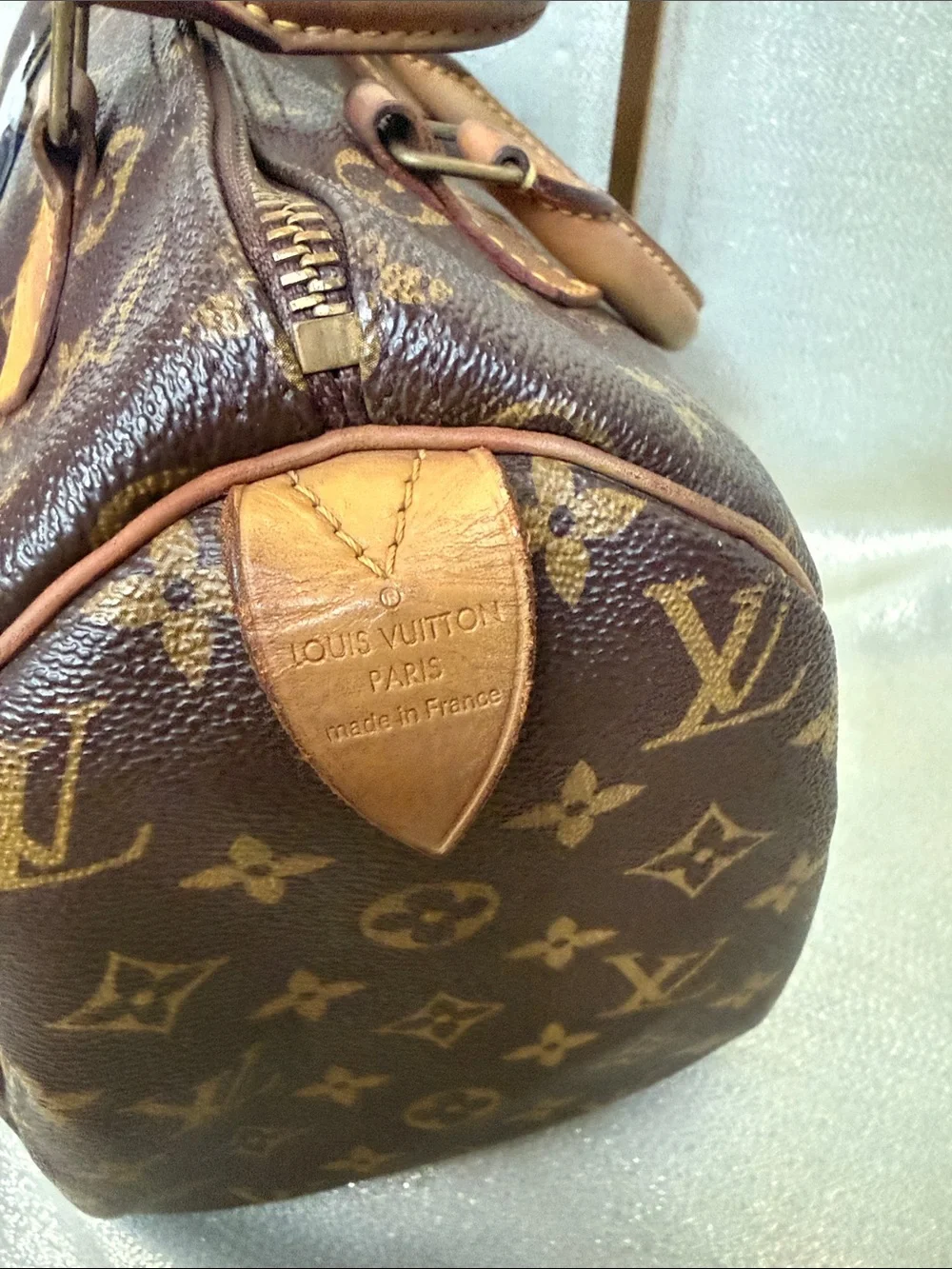 Louis Vuitton Monogram Canvas Duffel Satchel in Brown